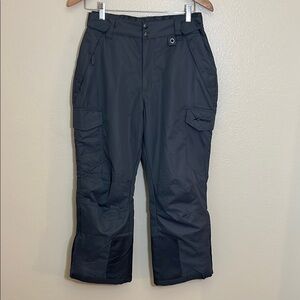 Arctic Grey Cargo Winter Ski Snowboard Waterproof Pants